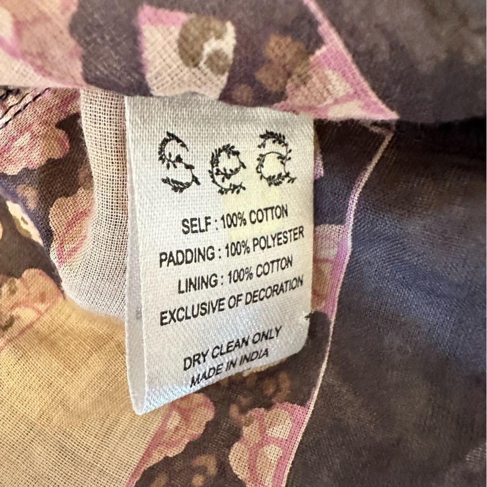 SEA LILAC MARGO QUILTED BLOUSE SIZE SMALL - Picture 8 of 9